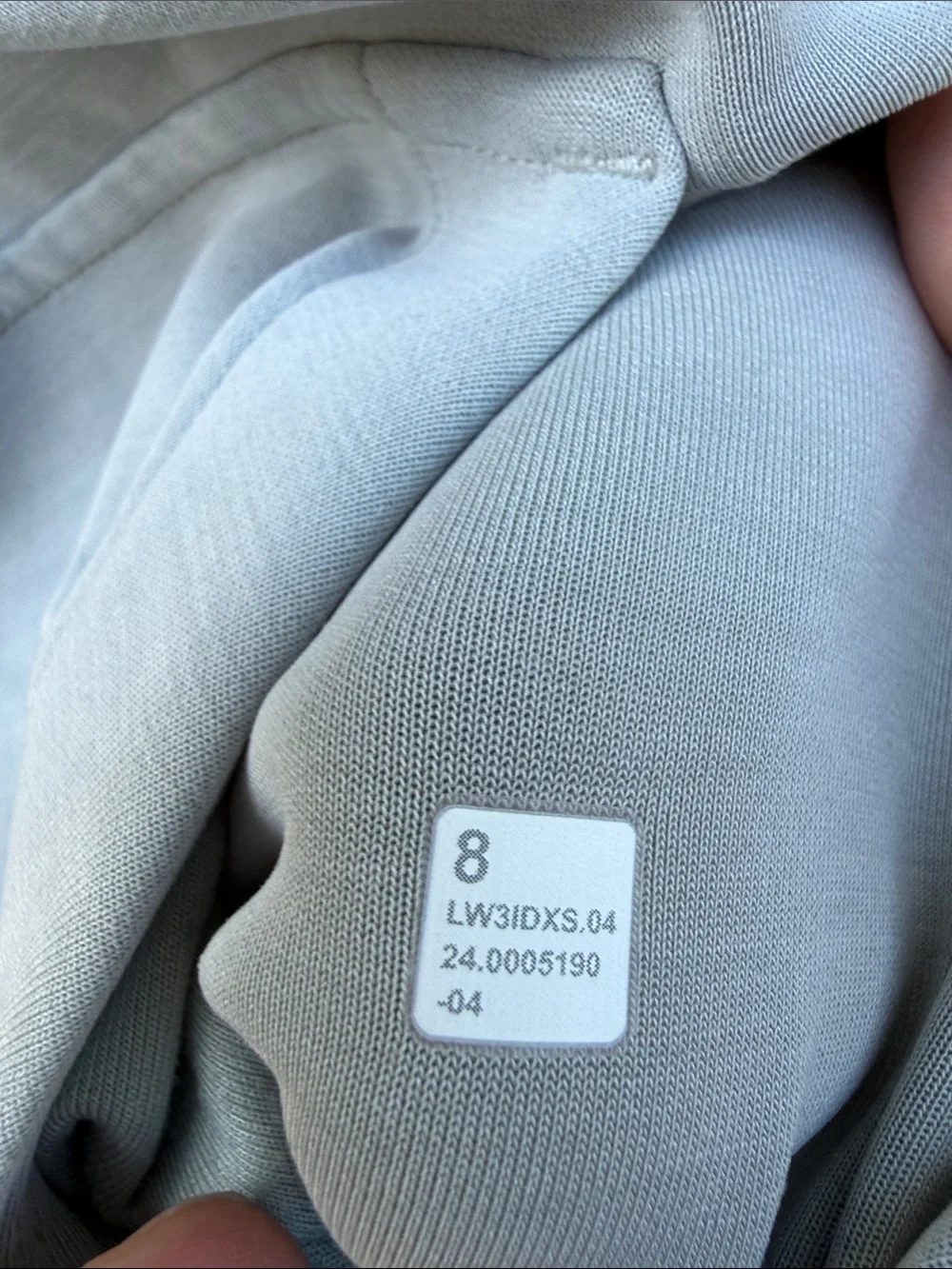Lululemon Brushed Softstreme Halfzip Pullover Sweater Sage Grey LW3IDXS Size 8